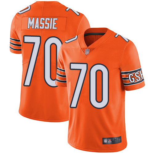 Chicago Bears Limited Orange Men Bobby Massie Alternate Jersey NFL Football #70 Vapor Untouchable->chicago bears->NFL Jersey